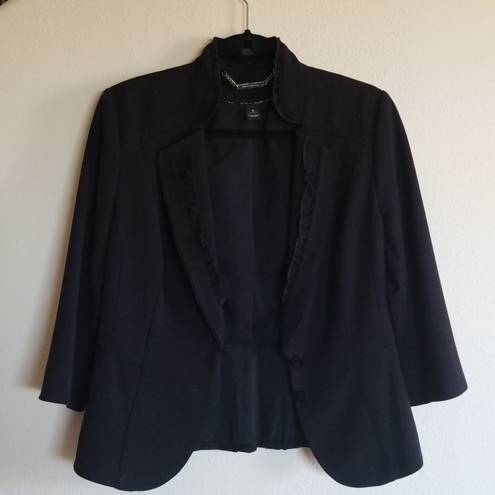 White / Black Jacket